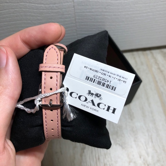 NWT Coach Tea Rose Blush Pink & Gold Watch - Picture 5 of 8